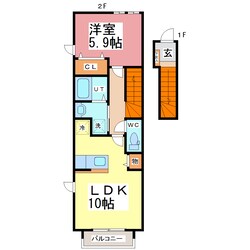 イースト　ウィングの物件間取画像